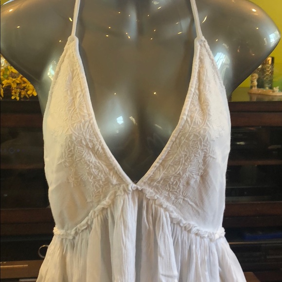 O’Neill Davina Embroidered Halter Neck Tank - Picture 4 of 5